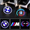 NTSM5 Motorcycle Sticker/LED Car Door Logo Welcome Lights Auto Laser Projector Lamp For BMW M E46 E90 E60 F30 F10 G20 E87 E92 E91 X5 6