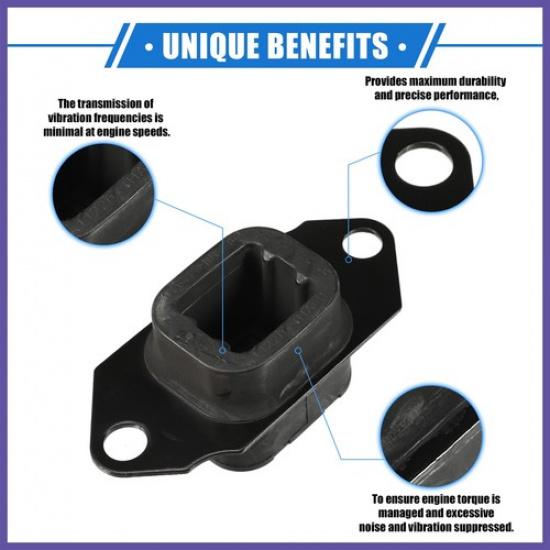 Transmission Mount for Nissan Versa 2012- Anti Deform Black 112201HA0B