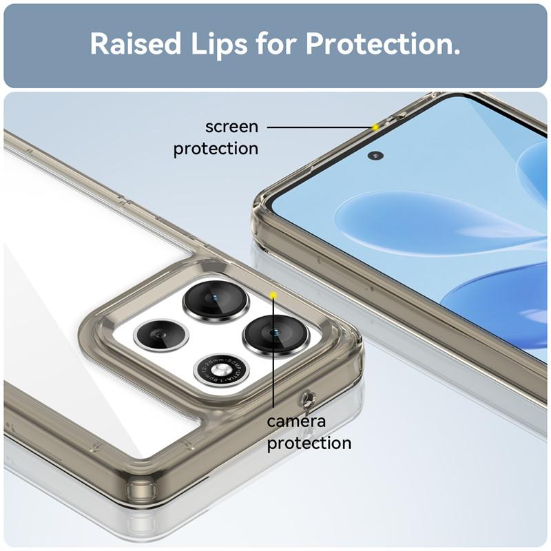 For Motorola Moto G86 Case Moto G86 Power Cover TPU Border Acrylic Backplane Bumper Protective Phone Cases On Moto G86 Funda