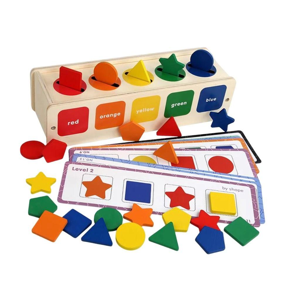 Geometric Cognition Shape and Color Sorting Toy Shape Sorting Educational Toys  Teaching AIDS
