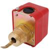1pc AC250V 10Bar Brass Water Flow Switch Paddle Control NPT Thread Connection Red