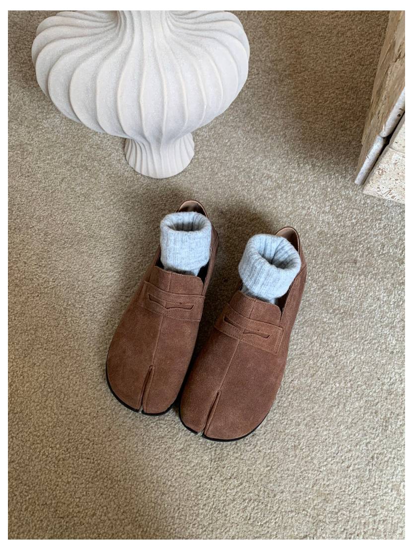 

Women Split Toe Mary Jane Lolita Flats Lady Retro Vintage Kawaii Designer Leather Loafers Girl Elegant Cute Platform Church Shoe 35