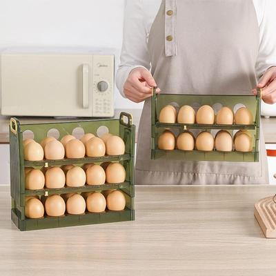 Egg Storage Box, Refrigerator Automatic Flip Egg Box, Universal Anti-fall Egg Tray, Egg Holder