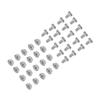 20 Set 304 Stainless Steel M6 Screws with Flange Nut Fasteners Hardware Greenhouse Supplies