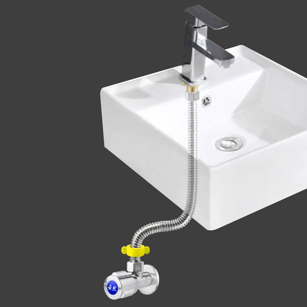 Corrugated Plumbing Hose with Wrench Faucet Connector Hose Water Purification System