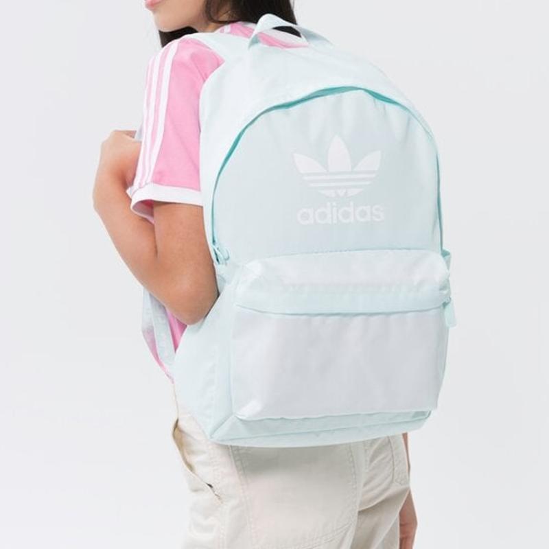 adidas Originals Polyester Backpack Regular Unisex Mint Blue Adidas HS6970