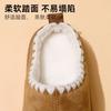 Pantufas de algodão novas femininas outono e inverno para casa quentes de pelúcia para interior masculinas de inverno de sola grossa para casa
