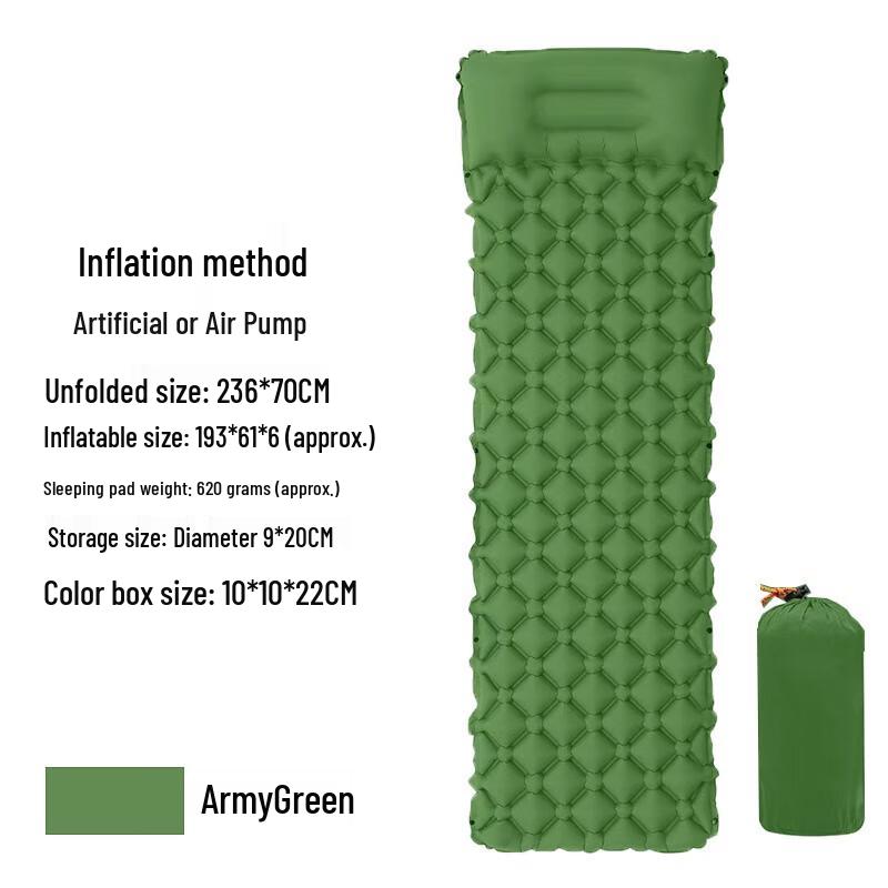Portable Outdoor Inflatable Camping Mattress