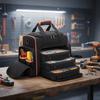 with Shoulder Strap Electrician Tool Bag Heavy Duty Tool Organizer  for Electrician Mechanics