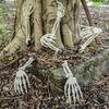 WTEMPO Halloween Skeleton Stakes Zombie Ghost Arm Stake Severed Plastic Skeleton Hands Yard Signs for Lawn Stakes Garden Halloween Props Decoration