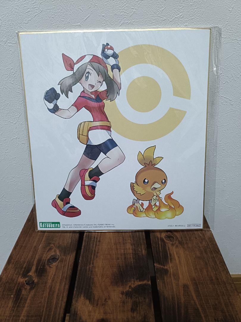 

[USED] Pokémon ARTFX J Haruka with Torchic limited edition bonus color paper