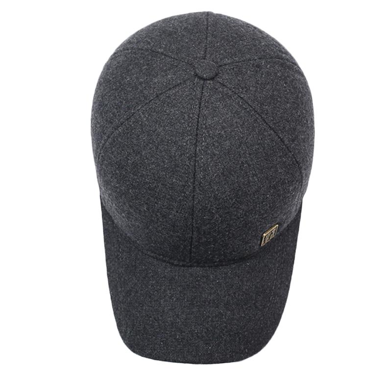 Men's Baseball Cap Ear Protection Cap Outdoor Warm Hat Autumn Winter Hat