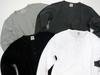 Avirex Langarm Henley Uni Größe Schwarz Herren T-Shirt, Farbe, Gerippt, S,