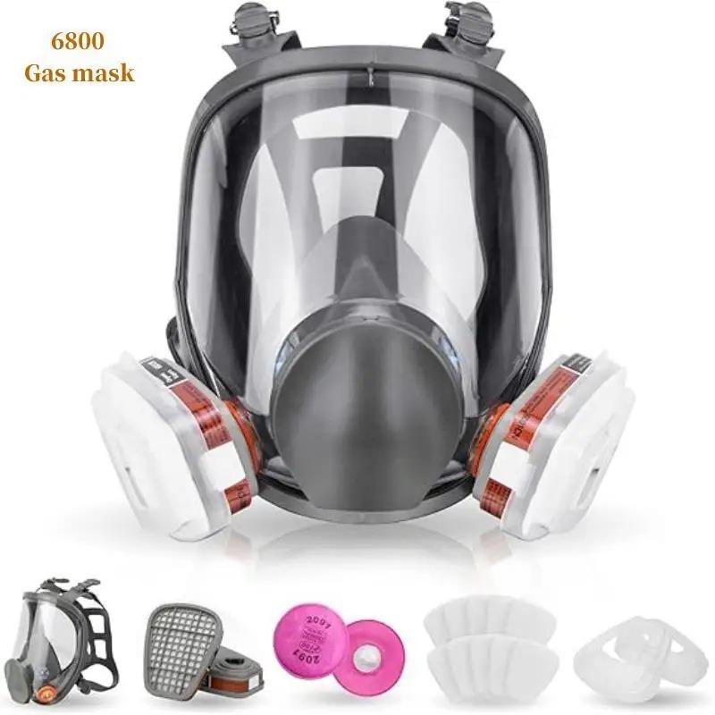 Industrial Painting Spraying Full Face Gas Mask SJL 27 In 1 3 In 1 Safety Work Respirator Dust Filter
