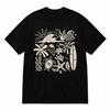 Coastal Wave Graphic Tee – Minimalist Beach Shirt