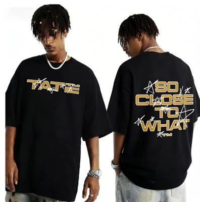 New SpringSummer Mens and Womens Tate McRae So Close To What Printed Cotton Tshirt  Casual Short Sleeve Round Neck Tshirt