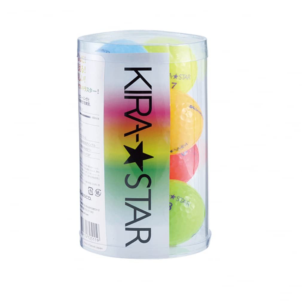 

Мяч для гольфа Kasco KIRA Мяч для гольфа унисекс KIRASTAR2 8 штук Количество 392 штук Aqua для 1 штуки для другого (8 шт.) ямочки: Цвета: Желтый,