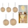 Paper Lampshade Hanging Light Cover Bulb Guard for Teahouse Cafe Dining Room