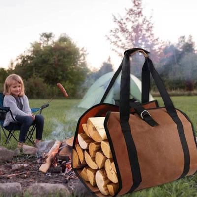 Tote Firewood Storage Bag Supplies Supersized Canvas Firewood Carrier Log Carrying Bag Handbags Wood for Log Carrier Fireplace