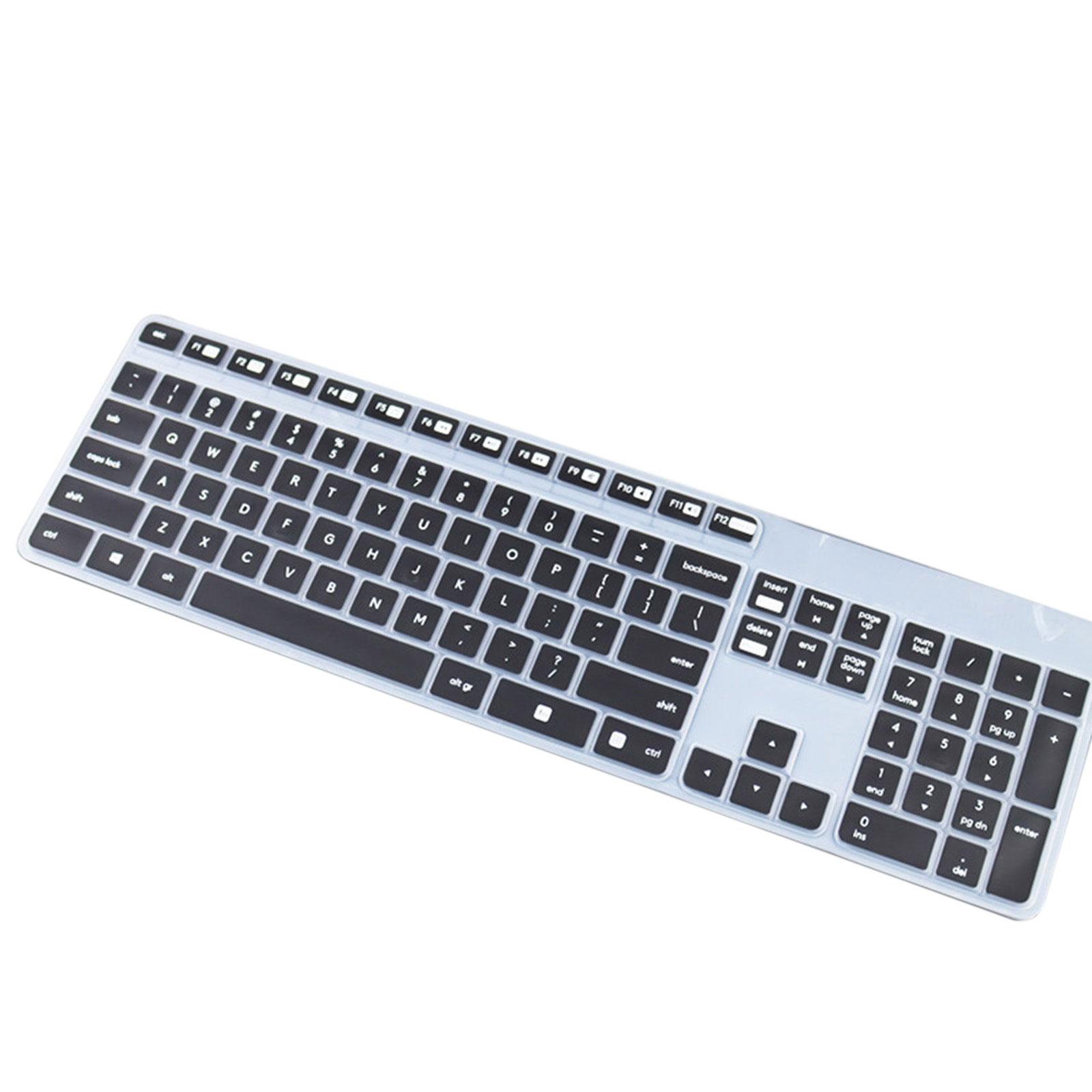 

Защитные накладки на клавиатуру для ноутбука для Logitech K235 K375 MK235 MK315 Силиконовая пленка для клавиатуры Прозрачная защитная пленка Аксессуары чёрный