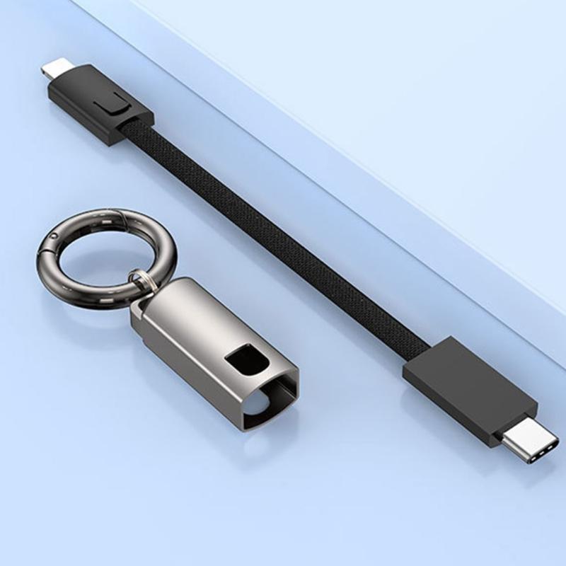 PD60W USB C Fast Charging Data Cable with Lanyard, Smooth Connectors for Charging/Data Transfer