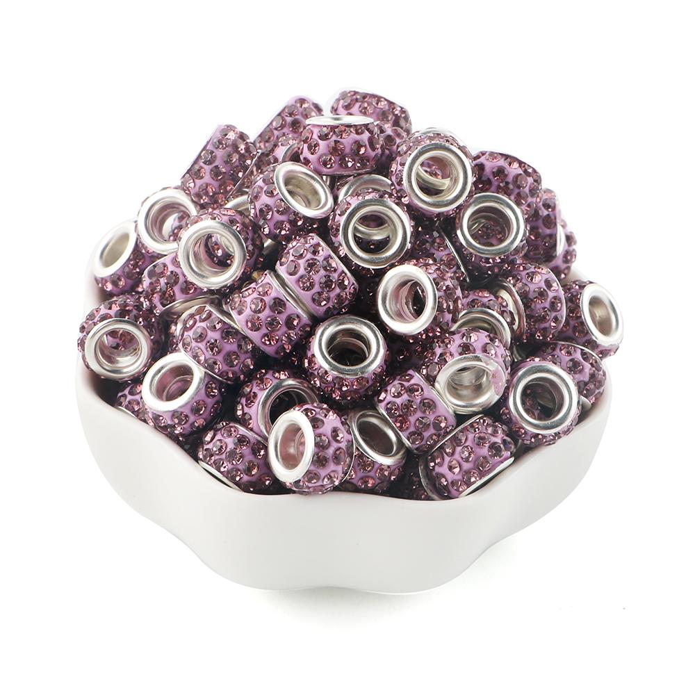 20Pcs 11.5mm Round Rhinestone Crystal Glass Big Hole Beads For Jewelry Making Charms For Bracelet Earrings Jewelry Accessories