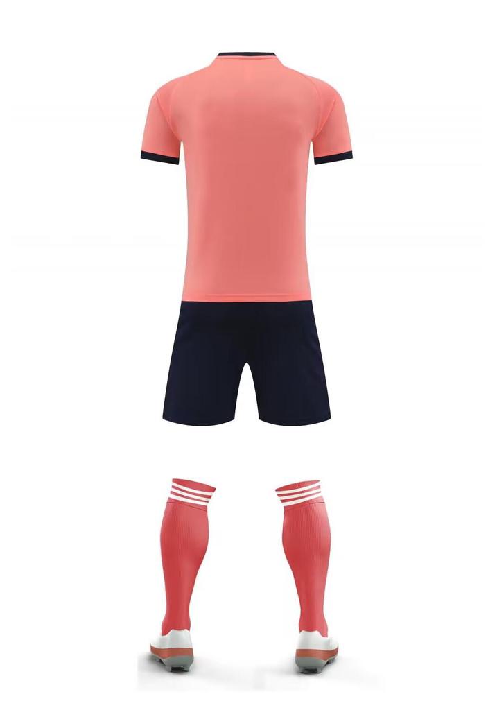 Men's Summer Short Sleeve Breathable Football Jersey Set - Adult & Children