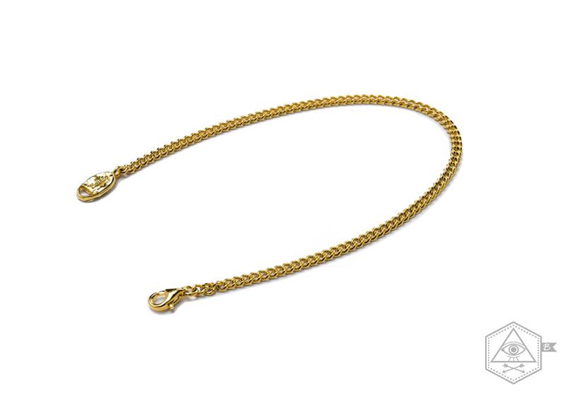 Bebello [Bs-384] 925 Silver Chain Bracelet (Gold Plating)