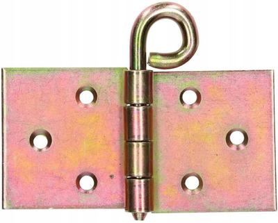 Strap Hinge 100x50, Detachable, YELLOW GALVANIZED