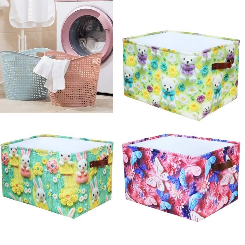Frozen Foldable 3d Storage Basket For Kids Room With Eva Base Characters Included