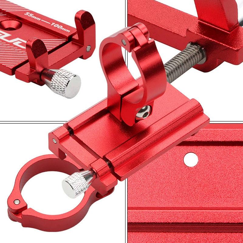 Aluminum Phone Holder for Bicycles, Scooters, and Motorcycles