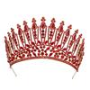 Baroque European and American Beauty Pageant Bridal Crown Tiara Alloy Crystal Wedding Headband Hair Accessories Crown