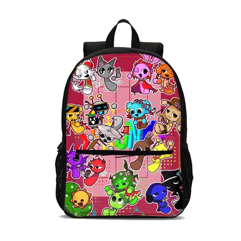 Sprunki Ritim Kutusu Oyunu Cep Cepli Öğrenci Sırt Çantası