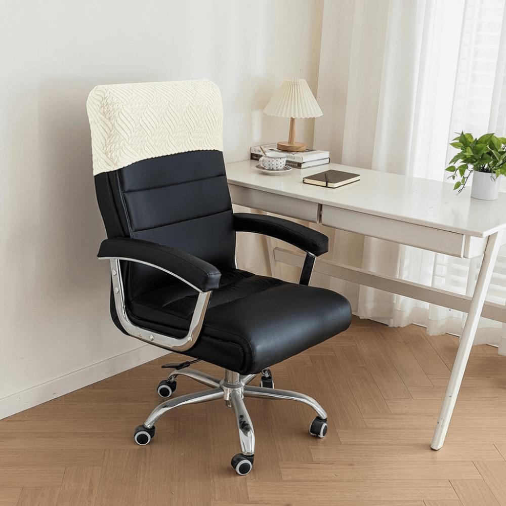 Dust-proof Backrest Protector Solid Color Executive Chair Half Cover  for Gaming Chair Office