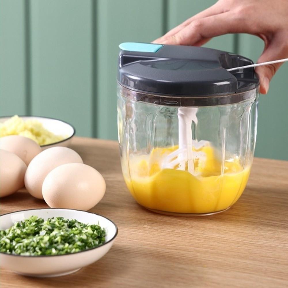With Cover Manual Food Chopper Easy To Wash Kitchen Food Processor Onion Cutter  Fruits