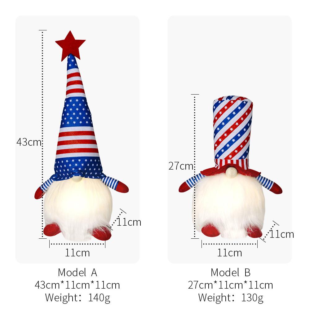 Usa Mesmerizing 2021 Independence Day Bright Faceless Doll Holiday Keepsake Children For