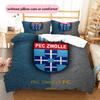 PEC Zwolle Set Copripiumino con Fantasia Decorazione per la Casa Regalo (1 * copripiumino + 2 * federe senza imbottitura)