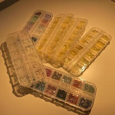 Resin Art Nail Art Decoration Parts Set Mix Pearl (S10469565)