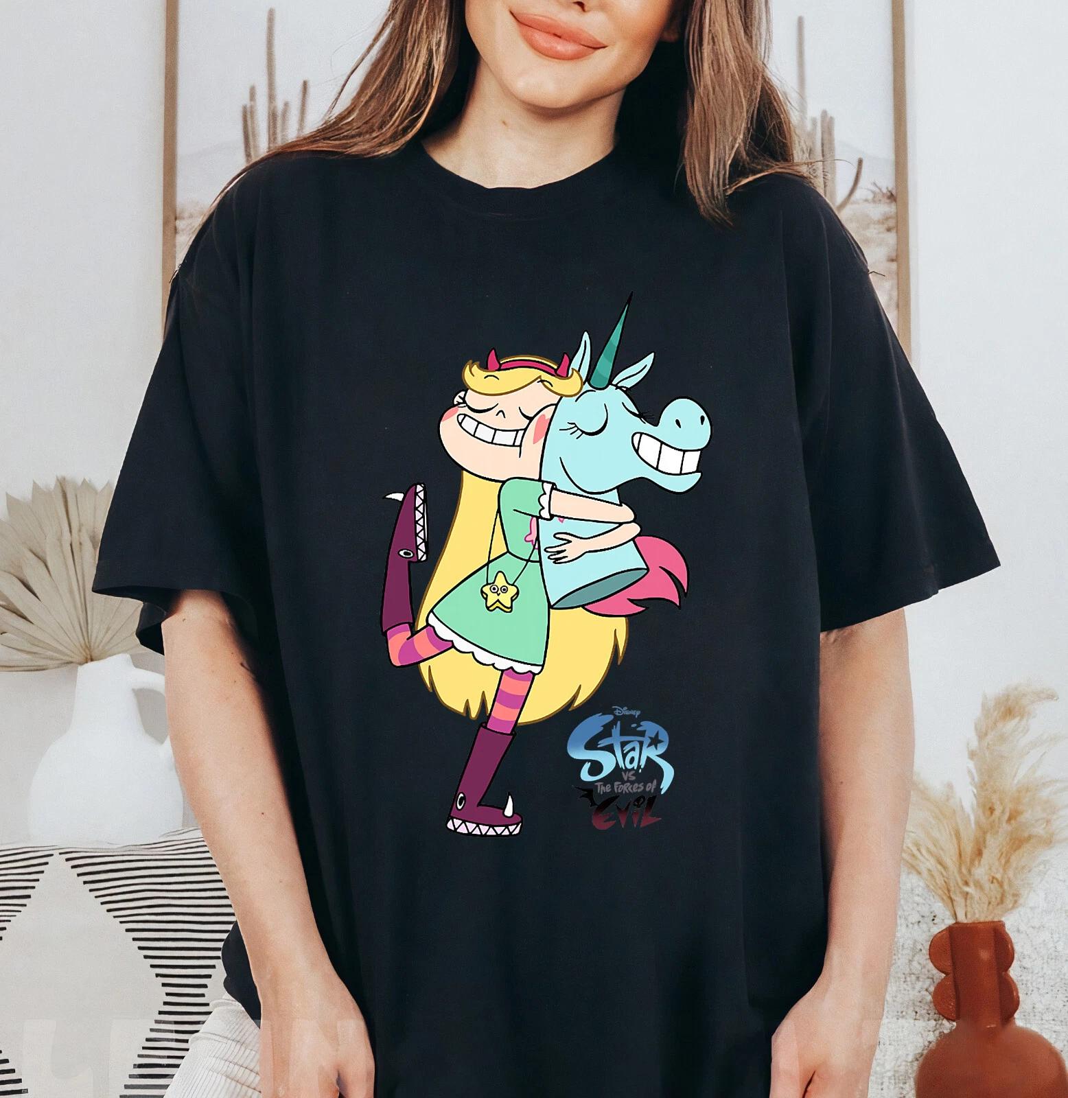 Звезда канала Disney против. Футболка Силы Зла Унисекс Взрослый Детская Футболка S