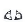 For Honda Jazz GK5 2015- Interior Steering Wheel Sequin Cover Moulding Frame Trims ABS Carbon Sticker Car-Styling Accessoriy