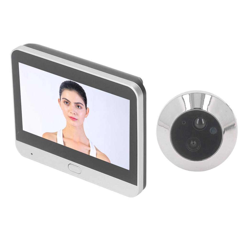 Wireless Peephole Camera 1080P 120 Degree Viewing Night Vision Intercom Digital Door Viewer with