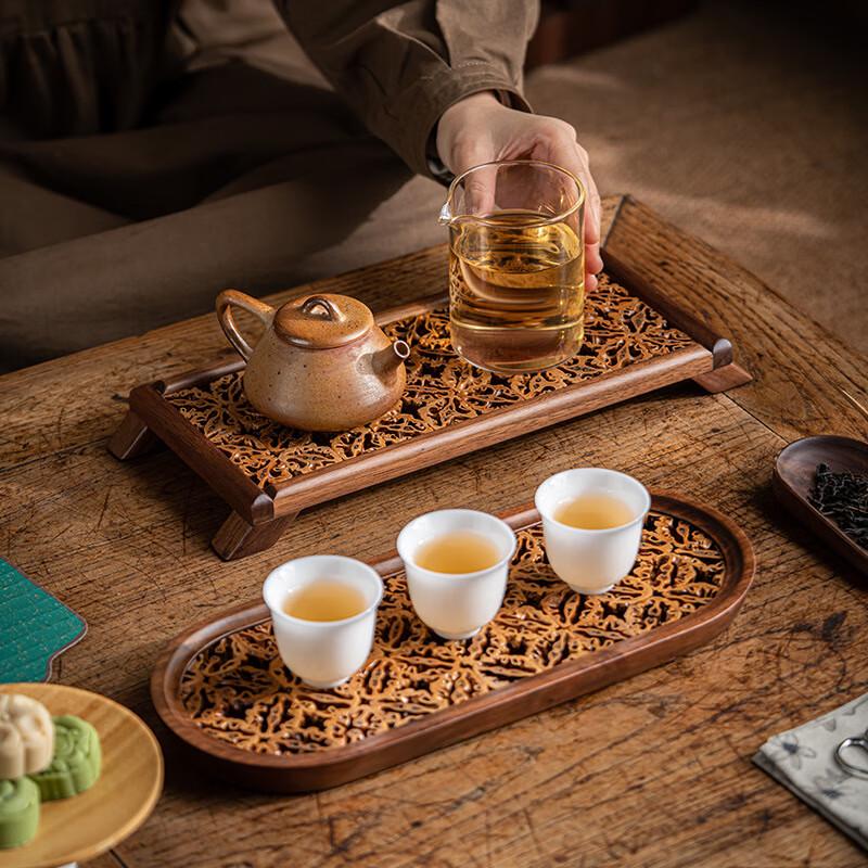 Walnut Wood Dry Brewing Tea Tray