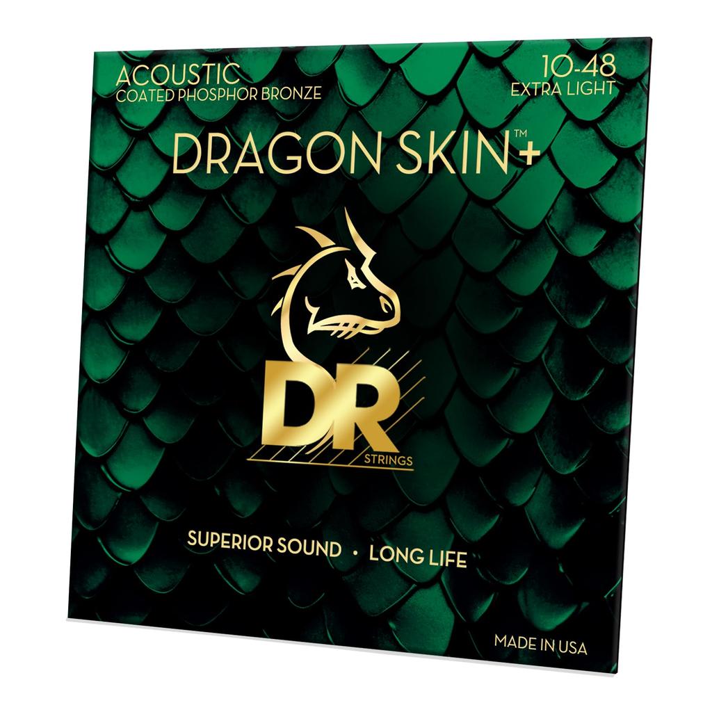 DR Strings Acoustic Guitar Strings DRAGON Phosphor Bronze SKIN+ DAP-10