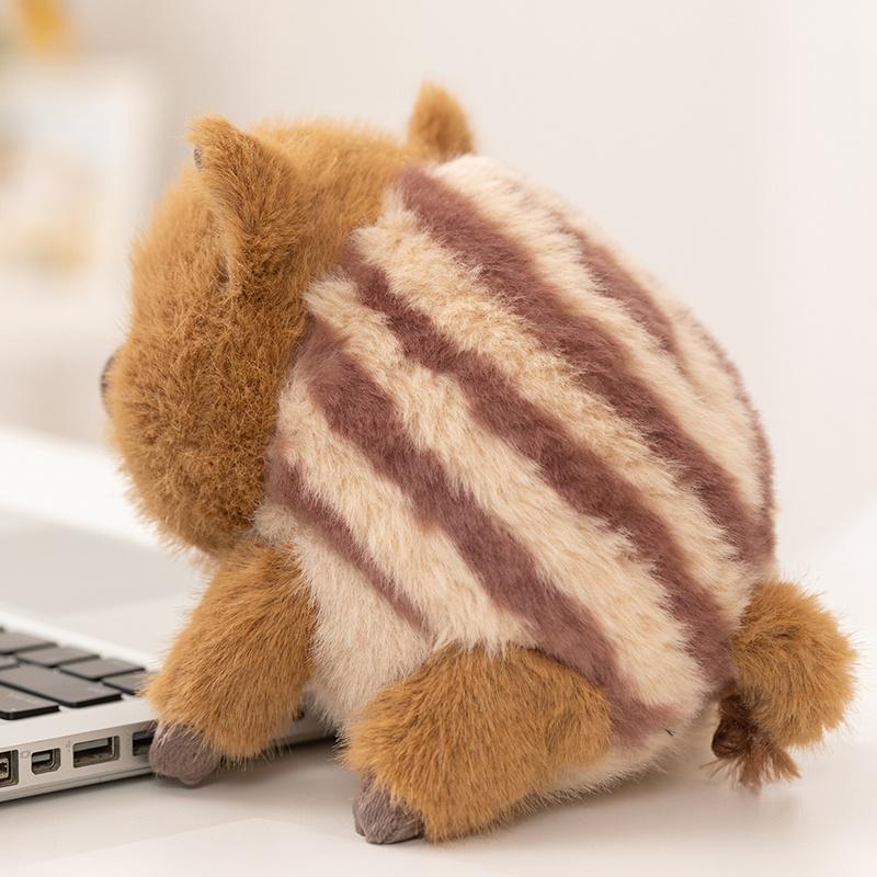 Peluche Giocattolo Cinghiale Bambino Cartone Animato 15cm Morbido Carino Maialino Animale di Peluche Morbido Kawaii per Ragazza Ragazzo Regalo di Compleanno