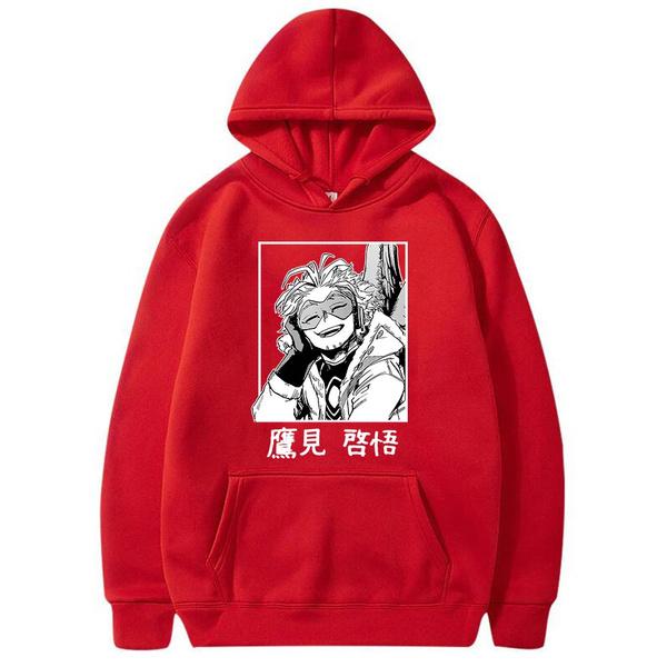 Neuer Hawks My Hero Academia Bedruckter Hoodie Kapuzenpullover Hoodie Sportbekleidung Täglich Bequemes Oberteil Lässige Mode Zuhause Hoodie Warm