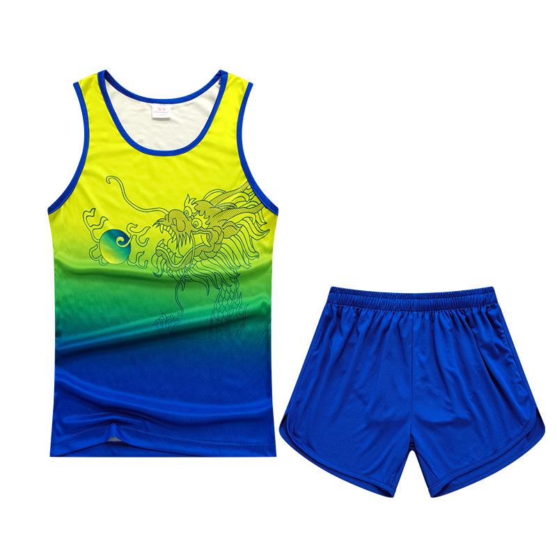 Unisex Track & Field Uniform Set: Fitness Vest & Running Gear for High School & Marathon Training