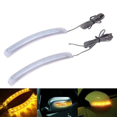 2x 12V Universal Car LED Lusterko wsteczne Migacz Turn Signal Listwa zderzaka
