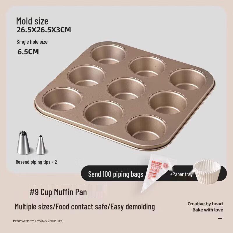 12-Cavity Non-stick Baking Pan Mold