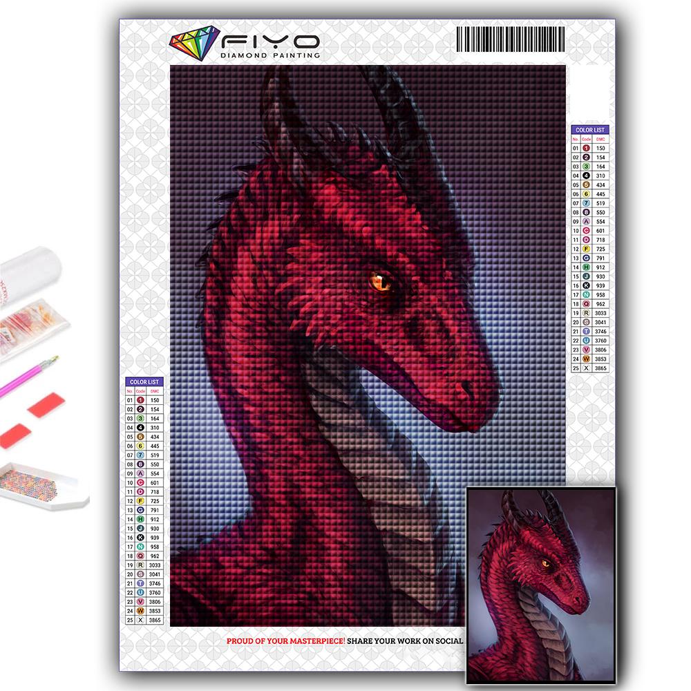 Cross Stitch Kit DIY Diamond Embroidery European Dragon Diamond Painting Home Decor