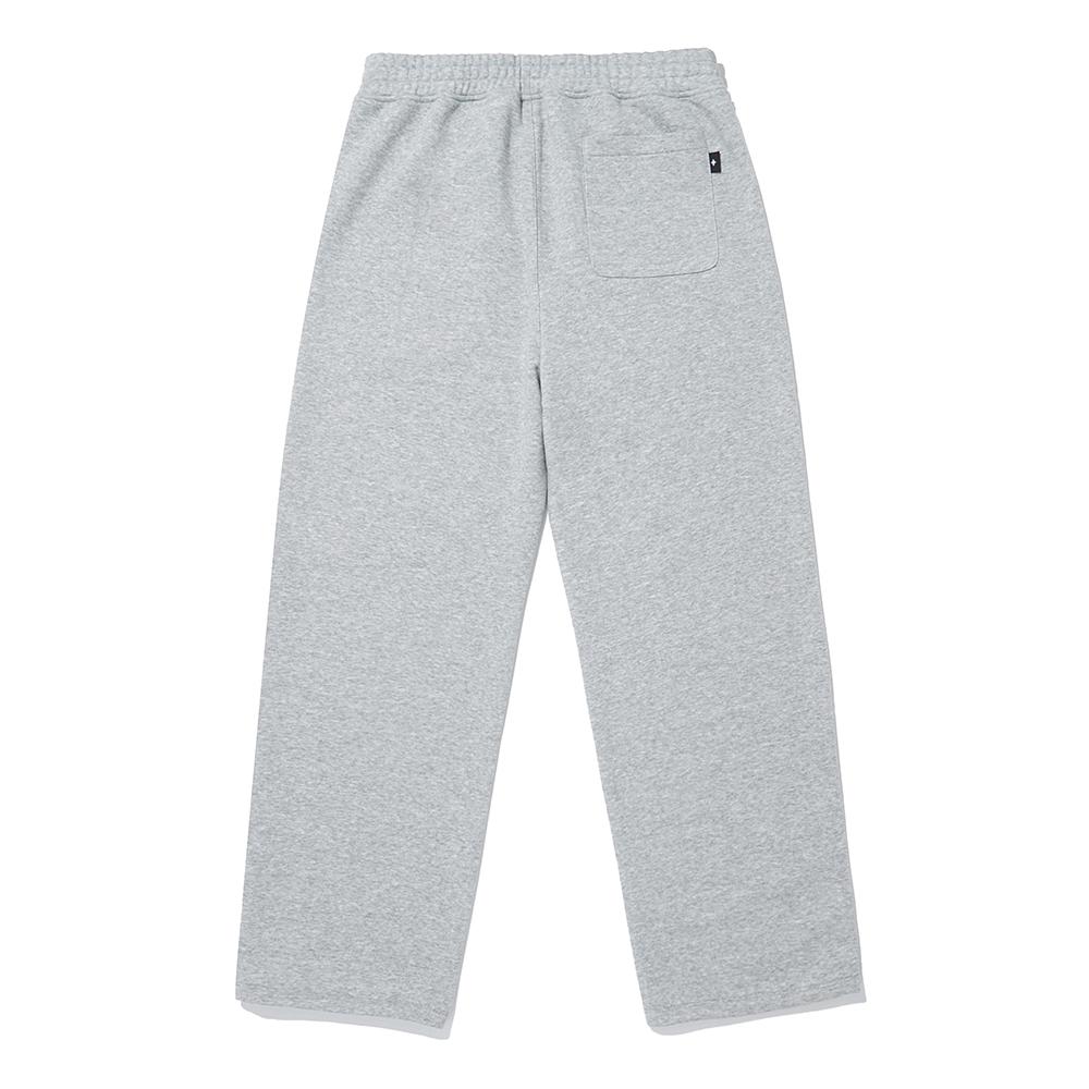 Intercrew Embroidered Logo Semi-Wide Pants M Grey Ity3Rl33Gmg